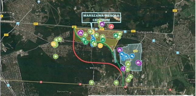 interaktywana mapa warszawy Interaktywna mapa WOW przez Warszawę Wesołą i Sulejówek – Nie dla 